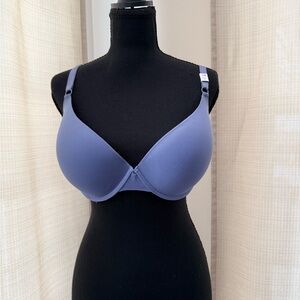 Victoria’s Secret Pink Wear Everywhere Blue Push Up Bra Sz 38D NWT